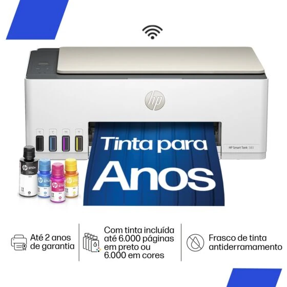 HP Smart Tank 583, imagem de divulgação da HP